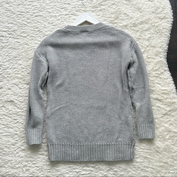 LOFT Knit Sweater Grey Size XS - Picture 2 of 6